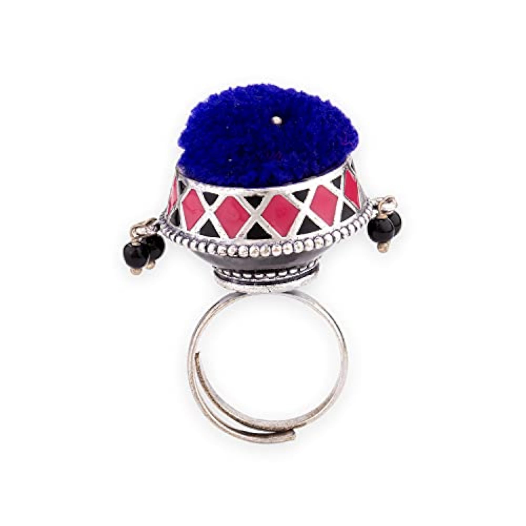 Kalbelia Enameled Statement Ring