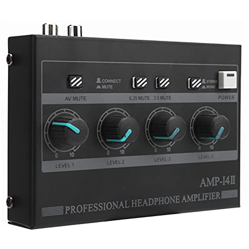 【 DI QUALITÀ AL 100%】 Siamo molto fiduciosi nella qualità di questo amplificatore per cuffie da studio e forniamo o rimborso. Non esitate a contattarci se avete domande sul vostro acquisto. Risolveremo il tuo problema entro 24 ore.