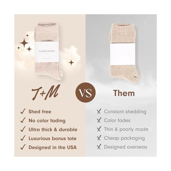 Unboxme Gifts Warm & Cozy Ultra-Luxe Cloud Sock for Women & Men - Super Soft Luxurious Fabric Sleep Socks - Image 7