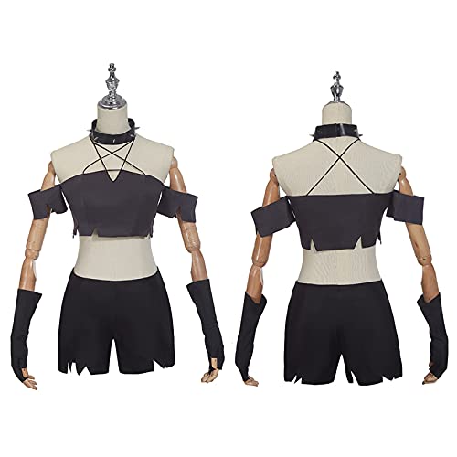 AwwwCos Anime Loona Costume de cosplay pour femme avec haut et short – Tenue unisexe – Accessoires d'Halloween et de costumade – Taille M