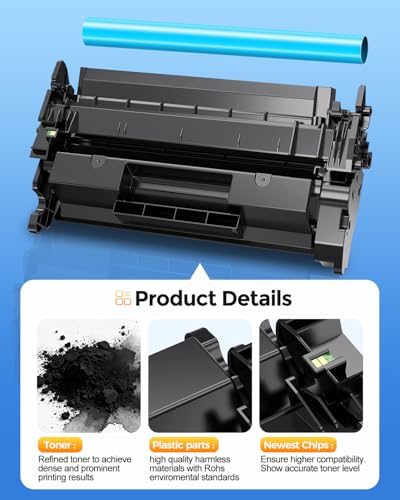 Image of 58X Toner Cartridge Black Compatible for HP 58X CF258X High Yield Toner Cartridge for HP LaserJet Pro M404n M404dn MFP M428fdw M428fdn M428dw Printer with Chip 2 Pack