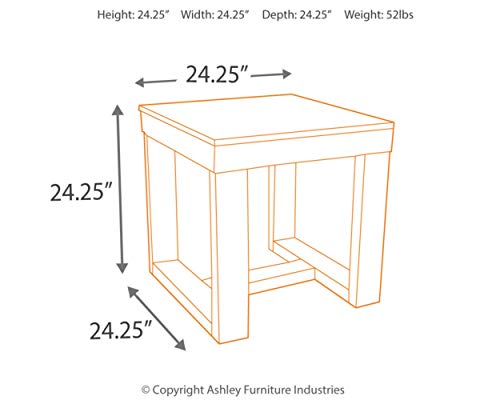 Signature Design By Ashley T481-2 Watson Classic Oversized Square End Table thumb #2