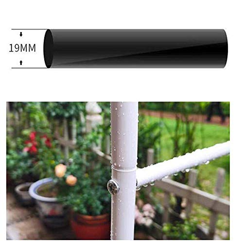 Arche de jardin pergola treillis en fer noir pour décoration de plantes grimpantes - 4