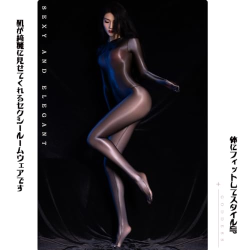 SENMH00 全身タイツ ボディストッキング ボディタイツ 全身パンスト ハイレグ レオタード 穴あき オープンクロッチ セクシー 下着 ボディコン ランジェリー シースルー 透視 エロ 大人 コスプレ ハロウィン ワンサイズ ブラック 男女兼用 - 画像3