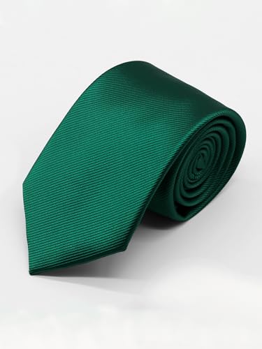 Image of Mantieqingway Black Tie Sets for Men Classic Solid Color Tie Handkerchief Pocket Square Holder Formal Graduation Wedding