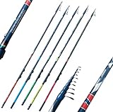 AZIONE 3 - Lunghezza Aperta: 4,00Mt - Lunghezza Chiusa (ingombro): 107Cm - Azione di Lancio: 4/10Gr - Diametro fusto: 15mm - Peso: 165Gr - Sezioni: 8 - Anelli: 10