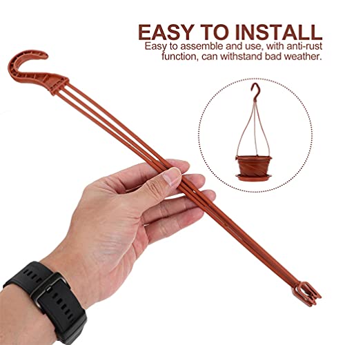 Doitool Plant Hangers Outdoor 25Pcs Decorative Hanging Chains Plastic Plant Hanging Basket Chain Planter Basket Holder Replacement Chain Hanger For Outdoor Indoor Plant Hanger #TOP3