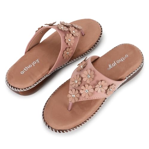 Image of ORTHO JOY doctor Fancy Footwear for women || Orthopedic Women's Fancy Slipper /Sandal For Women
