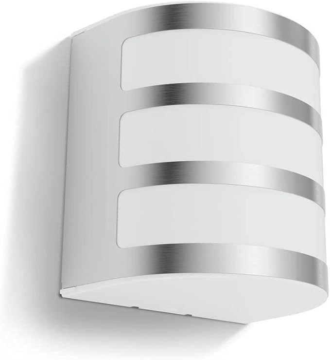 Philips Philips Calgary Buitenwandlamp - Roestvrij staal - 3 W - Warmwit licht - Spatwaterdicht - Geïntegreerde LED-lamp photo 3