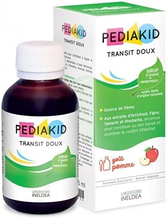 Pediakid Complement Alimentaire Naturel Pediakid Transit Doux Formule Exclusive Au Sirop D Agave Contribue A Reguler Le Transit En Douceur Arome Naturel De Pomme Flacon De 125 Ml