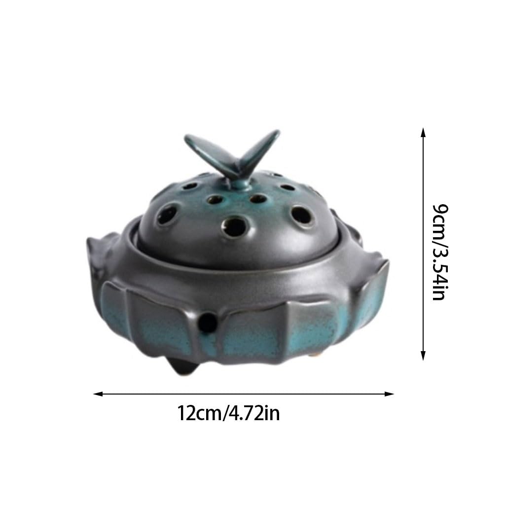 Bruciatore di incenso for uso domestico Bruciatore for aromaterapia for interni Bruciatore di incenso a dischi in ceramica Scatola di incenso antico