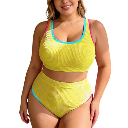 Maillot de bain deux pièces grand confort et maintien pour femme ronde
