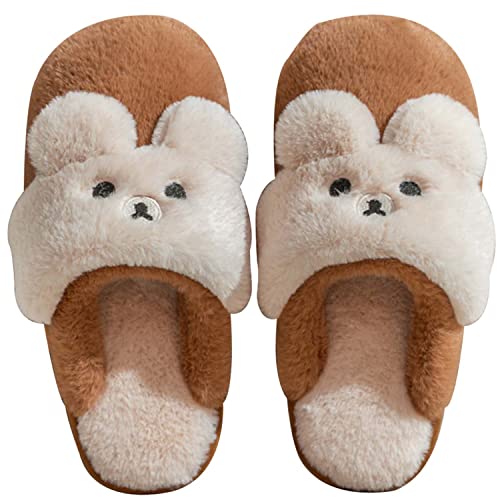 Hopelong Women Slippers,Bunny Slippers for Women,Cute Bunny Ear Slippers,Cute Fuzzy Slippers,Indoor Women Animal Slippers