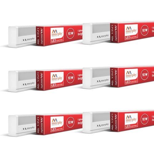 Image of Murphy LED Tube Light Batten - (Cool White, 2 Feet 10W) Pack of 6