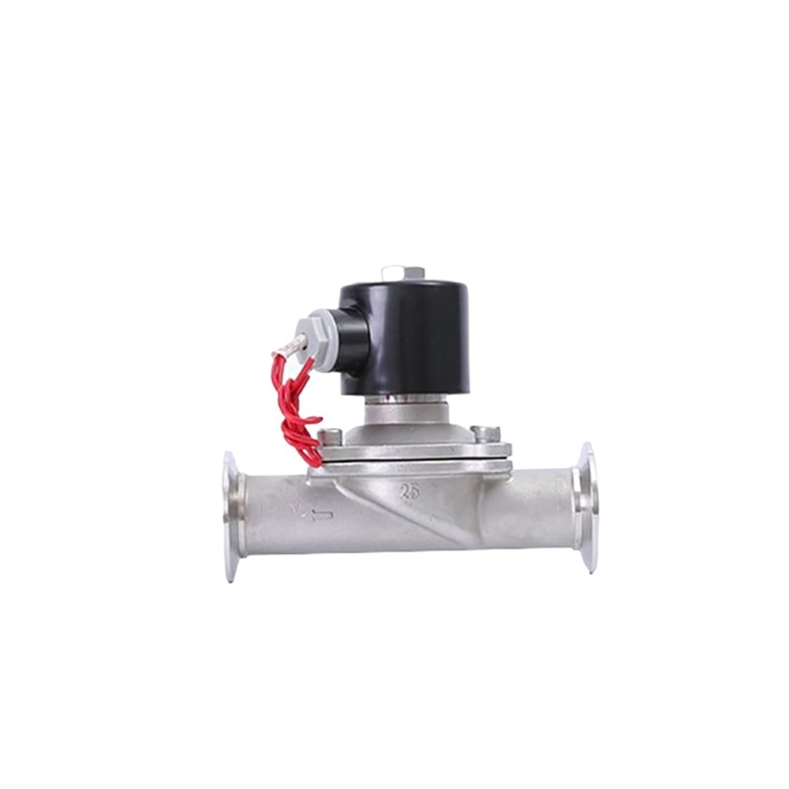 Électrovanne normalement fermée 1/2 en acier inoxydable à montage rapide 220VAC