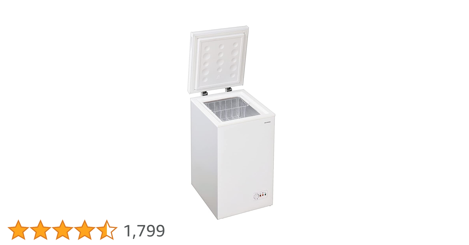 Amazon.co.jp: アイリスオーヤマ 冷凍庫 63L ホワイト ICSD-6A-W