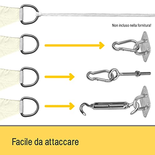 Sol Royal Tenda a Vela Impermeabile 5x5x7 m