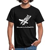 Spreadshirt Schwedenstuhl Klappstuhl Sommer Sonnen Camping Entspannung Männer T-Shirt, S, Schwarz