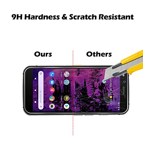Leyatc 3 Pack Screen Protector For Cat S62 Pro,Tempered Glass Screen Protector, 9H Hardness,Easy Installation,Anti Scratch, Bubble Free Compatible With Cat S62 Pro #TOP3