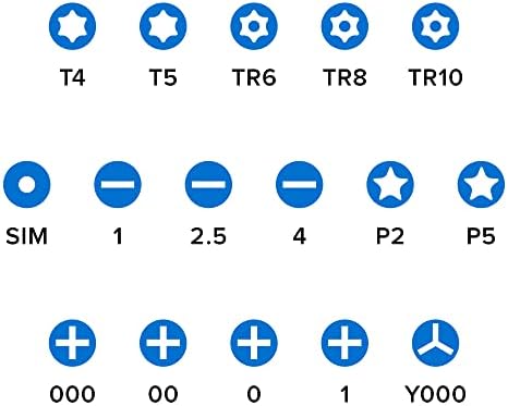 iFixit Essential Electronics Toolkit, Zestaw startowy z 16 precyzyjnymi bitami (4 mm), śrubokrętem i narzędziami otwierającymi do naprawy elektroniki