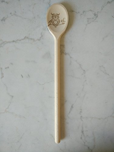 Mr.Woodware 12 Inch Wooden Spoons for Cooking - Set of 12 Long Handle Oval Wooden Spoon for Mixing, Stirring, Tasting - Kitchen Wooden Utensils For Cooking and Crafts, Personalized Wood Burning - Thumbnail 3
