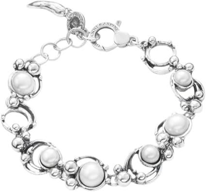 Generico Raspini Ad Astra in Argento 925, Perle Naturali e Punti Luce | Gioiello Donna Hand Fatto in Italia dal Design Celeste e Sognante