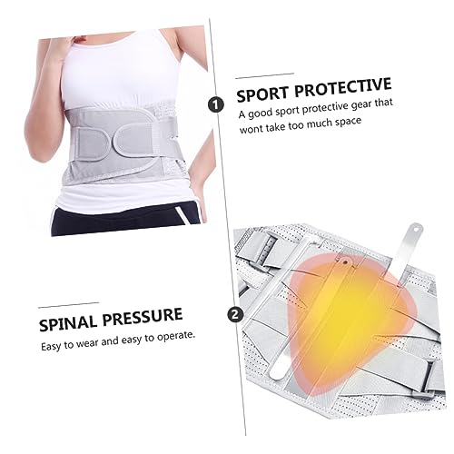 Faja Soporte Lumbar para Corrección de Postura Talla S Gris miniatura 2