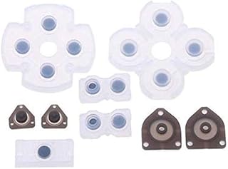 MIOBER PS4コントローラー交換用ラバーパッド 導電性接着剤パッド 9枚セット ジョイスティック 付属品