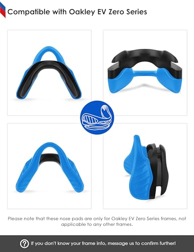 Coussinets de nez de rechange pour Oakley EVZero Path Pitch Range Blades