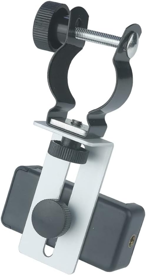 Microscope Accessories Kit Smartphone Adapter Mount for Microscope Binocular Spotting Scope Microscope Slides