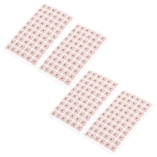 BESPORTBLE Semillas De Vaccaria Para Acupuntura Auricular - 100 Puntos De Presión - Tratamiento Natural De Acupresión Para Bienestar y Relajación