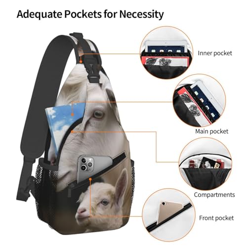 Mochila Cruzada de Pecho para Hombre Sling miniatura 4