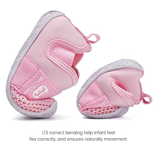 Bmcitybmbaby Sneakers Girls Boys Mesh First Walkers Shoes, Z-Pink, 12-18 Months Infant #TOP3