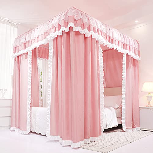 Cortina decorativa de dosel de cama premium para camas King y Queen 5