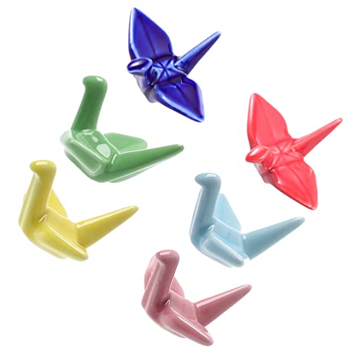 Homoyoyo Ceramic Chopstick Rests & Holders Japanese Style 6 pcs