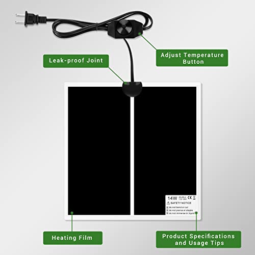 Alfombrilla térmica para reptiles 110V-120V miniatura 4