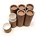 Empty Cardboard Chapstick Containers - Push-up style, top-fill, reusable and biodegradable .15 oz - 5ml (6-Pack)