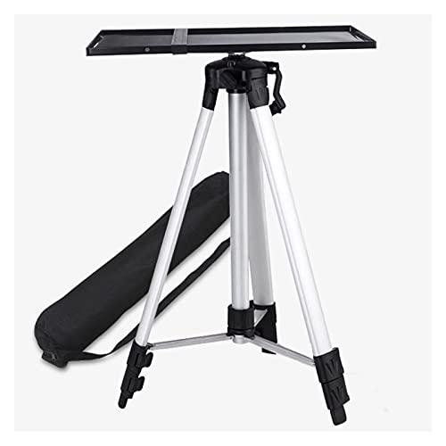 Projector Mount Projector Mount Tripod Projector Tripod Stand Laptop Tripod Stand Folding Floor Tripod Stand Height Adjustable 20.9 to 53.5 Inch Ceiling Mount with Tray( miniatura 1