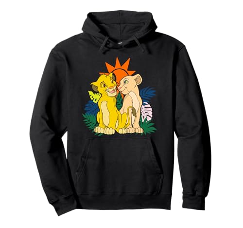 Image of Disney The Lion King Young Simba and Nala Pullover Hoodie