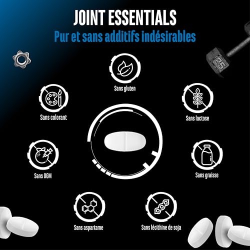 Joint Essentials – Complément alimentaire pour les articulations avec Collavant® N2 collagène de type II – Glucosamine + chondroïtine + MSM + acide hyaluronique + vitamine C – 180 comprimés – Image 6