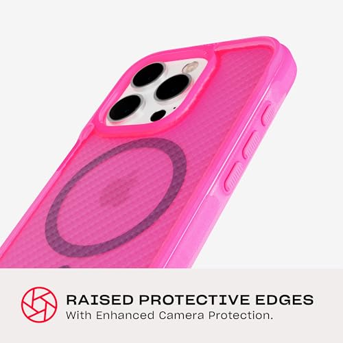 Coque iPhone 16 Pro tech21 EvoArmor antichoc rose compatible MagSafe - 5