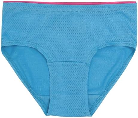 Fruit of the Loom Girl's Breathable Underwear, Brief - 6 Pack - Solids/Swirl, 10 — view 3
