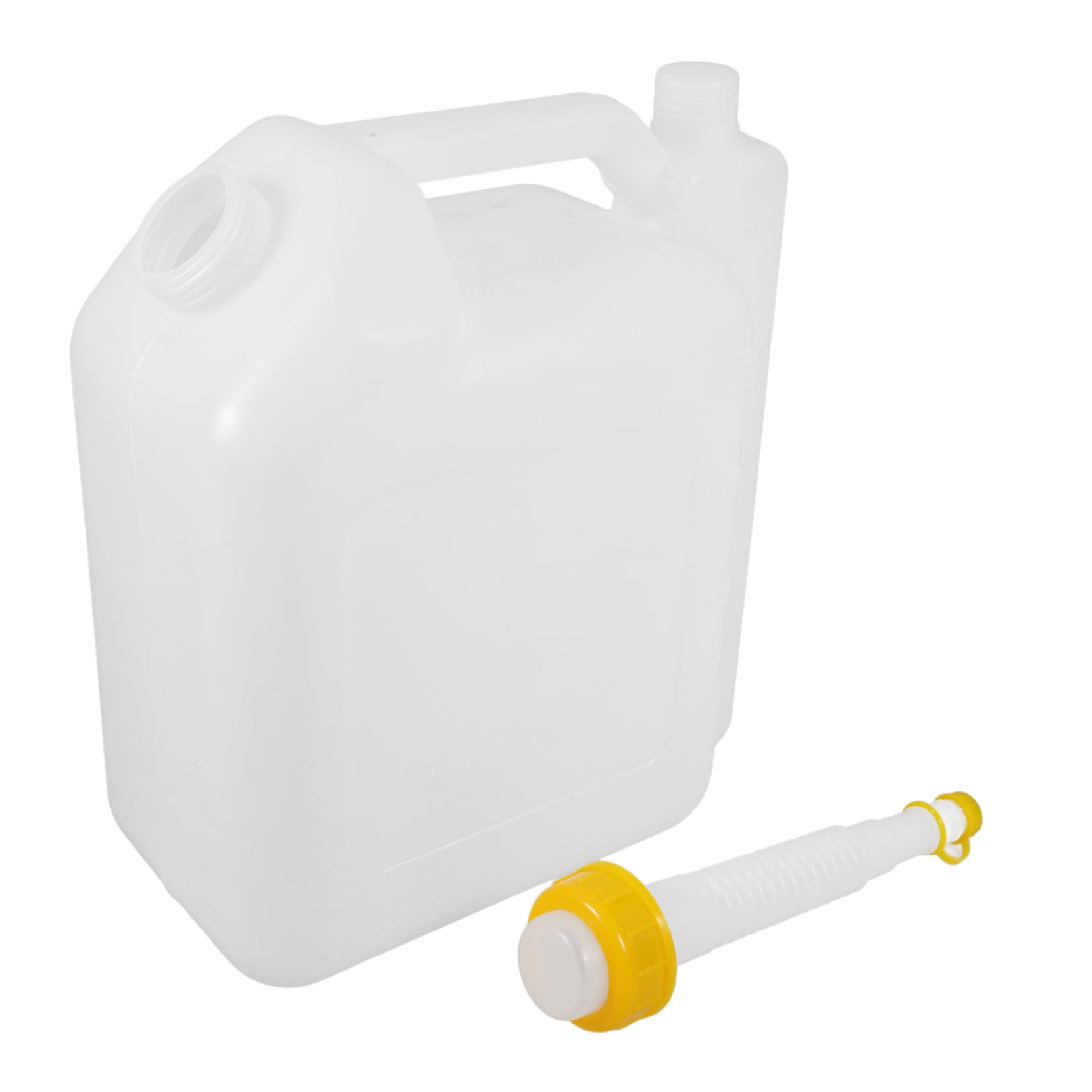 Bouteille doseuse à gaz 4L en ABS blanc avec son tuyau anti-fuite portable