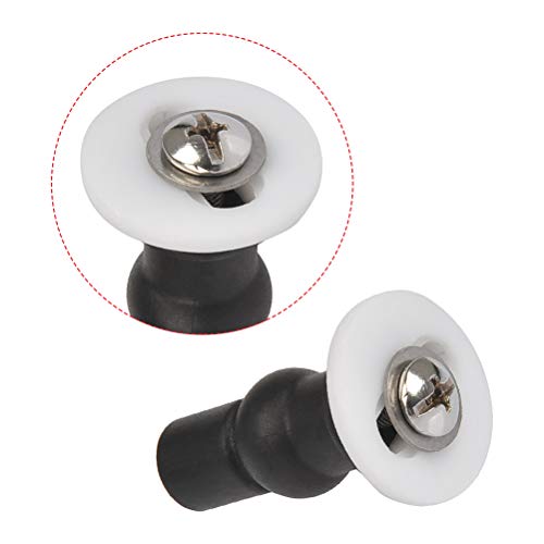 Foccts 4 Pack Toilet Seat Fixing Screws, Universal Toilet Seat Fixings Fix Expanding Rubber Top Nuts Screws, Toilet Seat Bolts Kit Toilet Seat Hardware Replacement Kit #TOP2