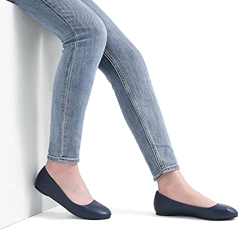 Image of DREAM PAIRS Women's Sole-Simple Ballerina Walking Flats Shoes