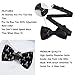FOSKERV Bow Tie, Adult Men Comfy Pre-tied Bowtie, Adjustable Bowties for Formal Occasions, Barber Scissors Black, Fashion Holidays and Business Bowtie