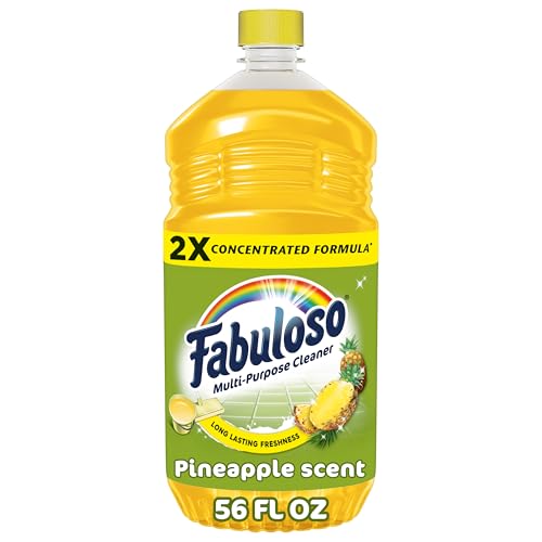 Fabuloso Multi-Purpose Cleaner 2X Concentrated Formula Floor Cleaner Pineapple Scent 56 fl oz