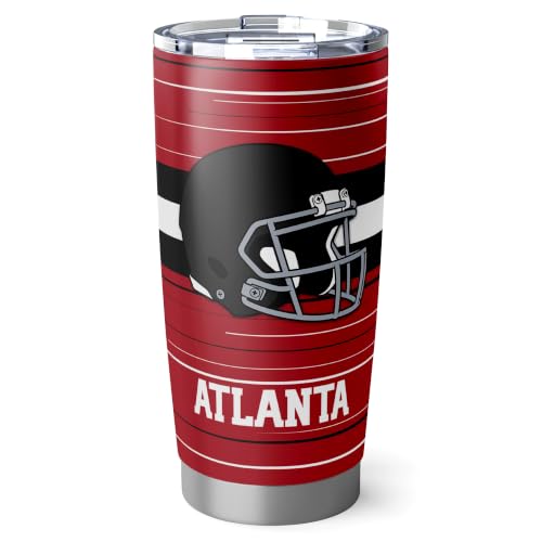 Image of Atlanta Tumbler 20oz Travel Mug Gifts Custom Name Number