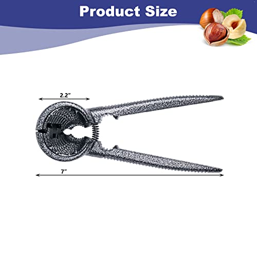 Klerroem Pecan Nut Cracker Walnut Plier Opener, Heavy Duty Cracking Tool With Non-Slip Handle #TOP1