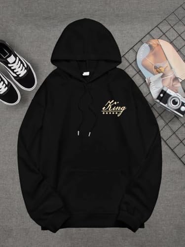 Men's Pullover Sweatshirt Hoodie Hooded Collar Drawstring Hoodies Casual Long Sleeve Shirts 6